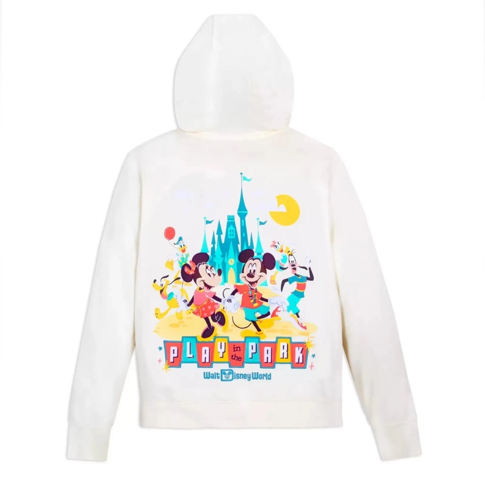 Walt Disney World Parks Minnie & Friends Play in the Park women's zip hoodie 3XL
